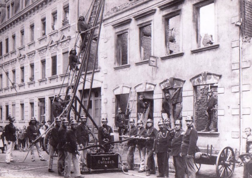 Ruine des Mhlbergschen Grundstcks 1912